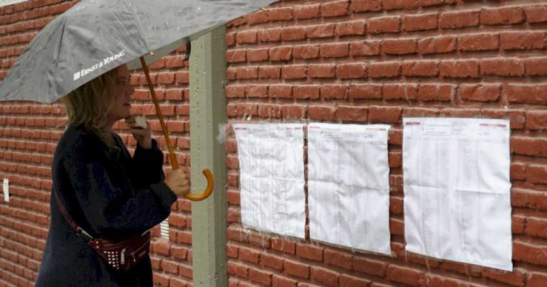 elecciones-2023:-se-vota-con-lluvia-en-el-amba-y-hay-alerta-por-tormentas-en-nueve-provincias