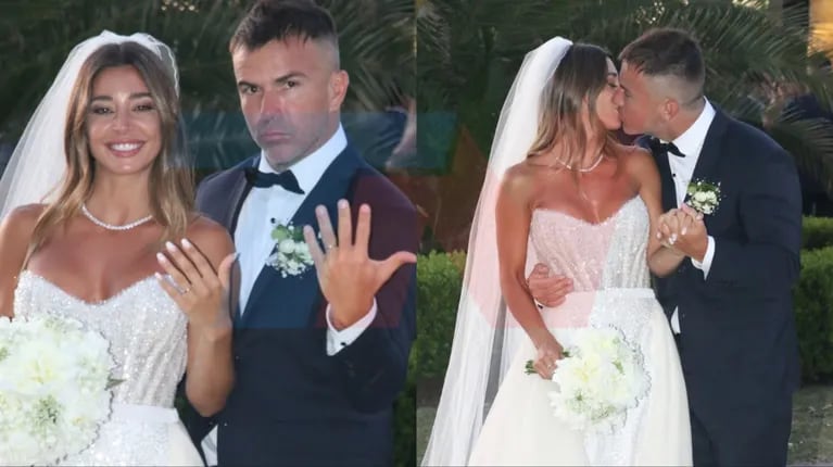 las-primeras-fotos-de-sol-perez-y-guido-mazzoni-recien-casados:-a-los-besos-y-con-risas-complices