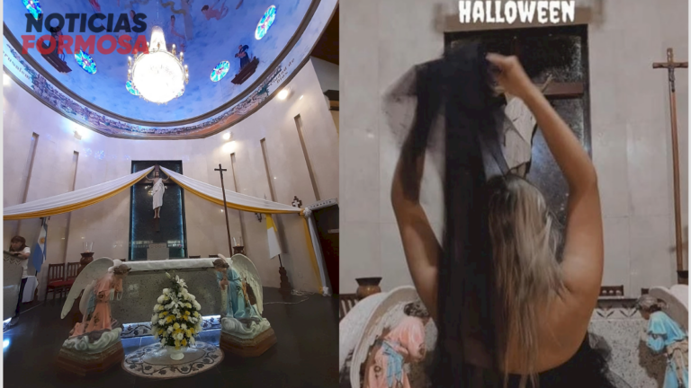 halloween:-influencer-hizo-fotos-y-videos-con-vestimentas-y-poses-poco-acordes-en-la-capilla-del-divino-nino