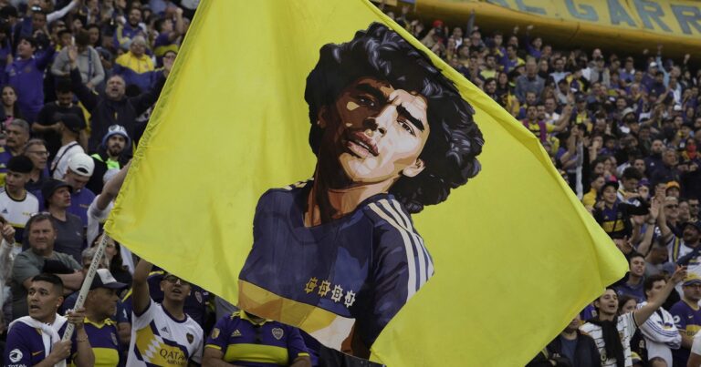 Cómo fue el homenaje de Boca a Maradona, en el inicio del cuarto aniversario de su muerte