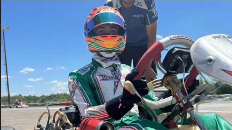 Franco Colapinto regresó a sus raíces: karting en Zárate y momentos con sus fans