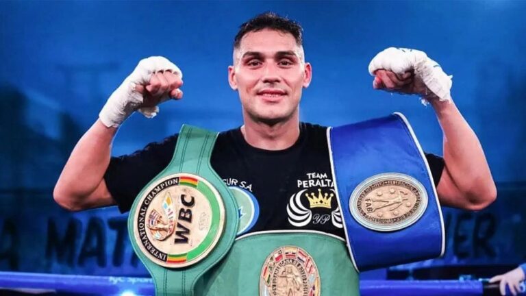 Se alejó del boxeo para podar árboles y ahora vuelve por un título mundial: la sorprendente historia de Yamil Peralta