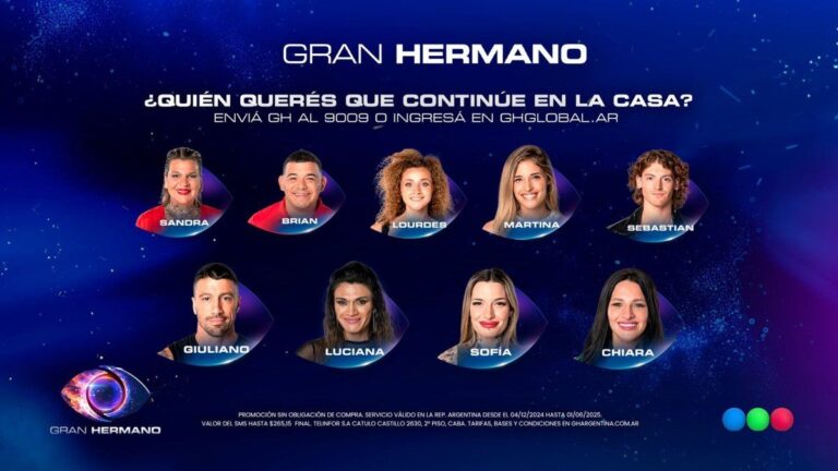 Quién será el eliminado de Gran Hermano 2025 este domingo, según el boca de urna de Pabloschi