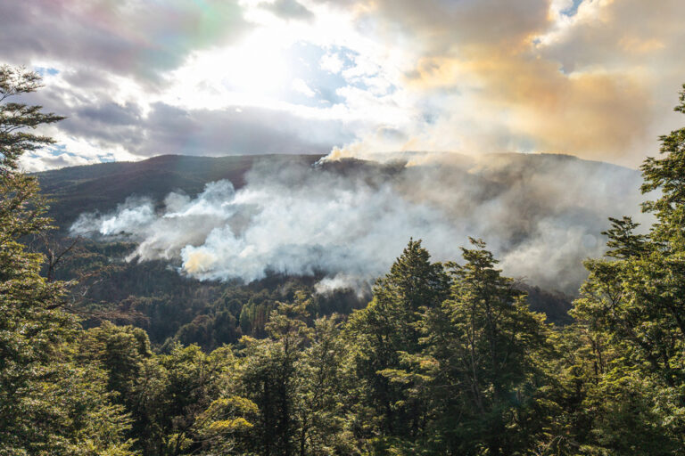 Detuvieron a tres sospechosos de provocar los incendios en El Bolsón