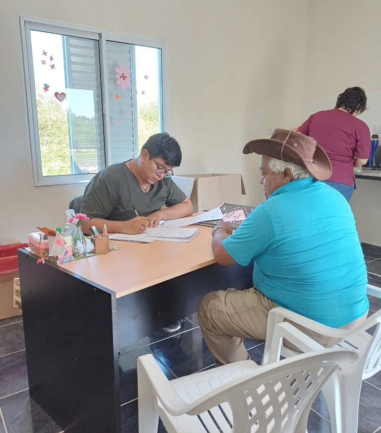 El Hospital de General Belgrano continúa brindando atenciones en la colonia Fermín Báez