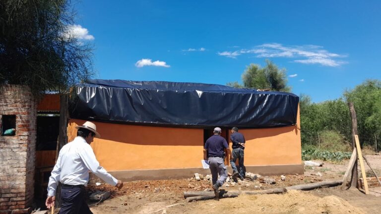 El gobierno provincial brinda atención a familias tras el temporal en Estanislao del Campo