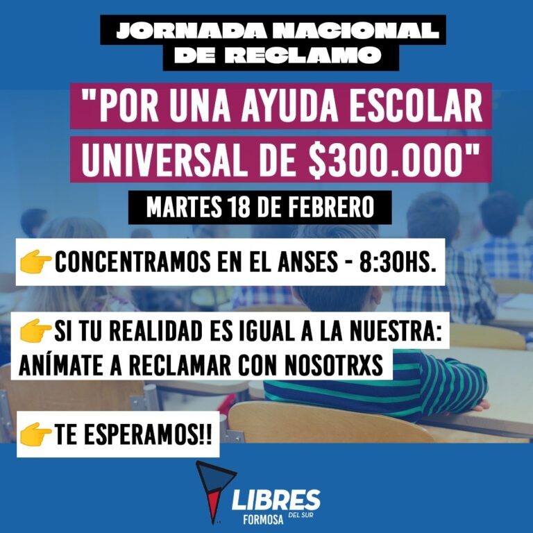 Libres del Sur se suma a la jornada de reclamo nacional con medidas de fuerza frente al Anses
