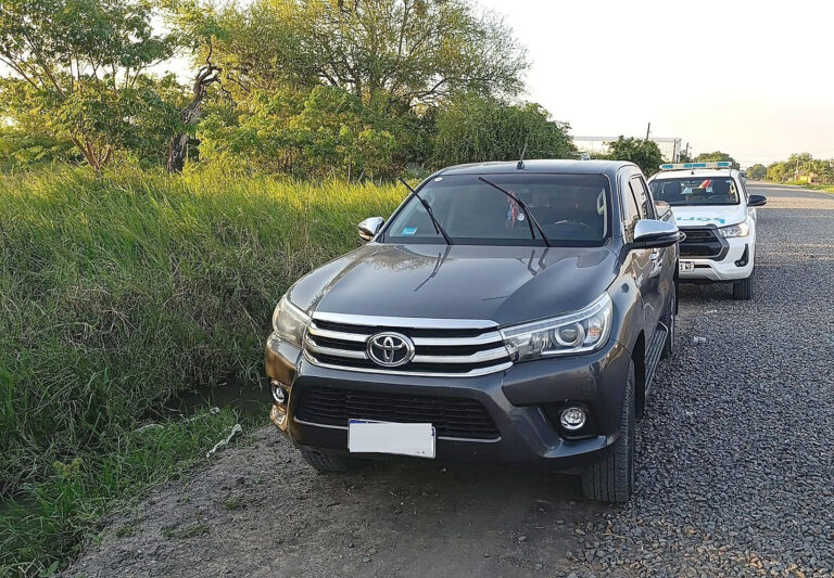 Secuestraron la camioneta que fue robada en la localidad de Clorinda