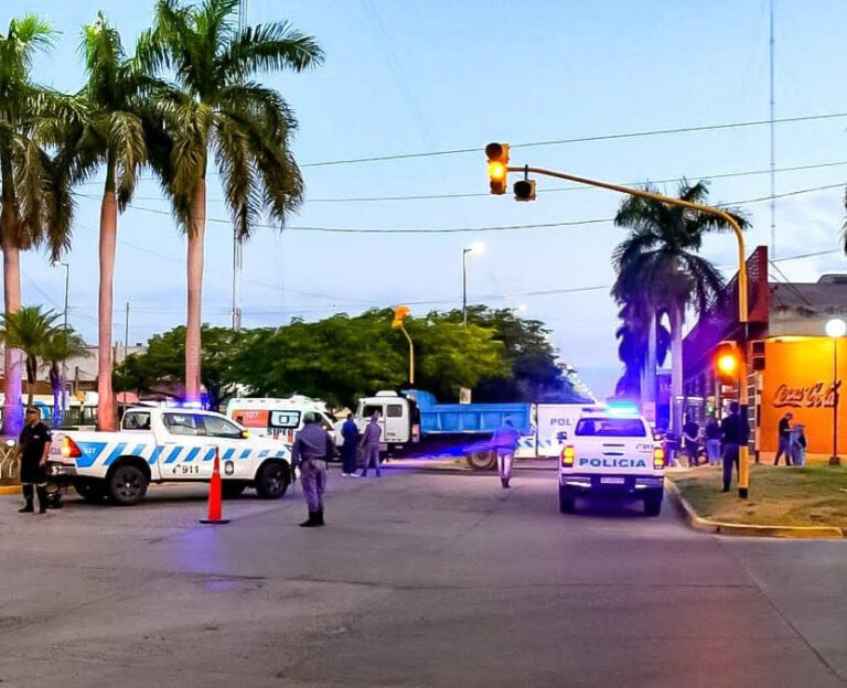 Una octogenaria falleció al ser embestida por un camión