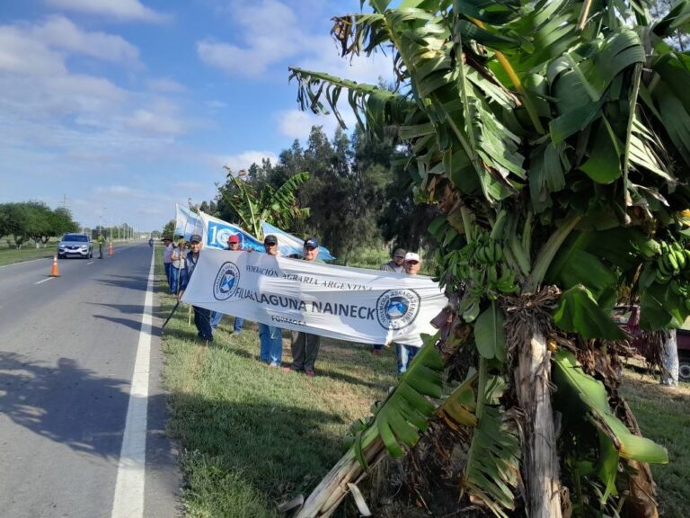 Productores se manifestaron sobre la RNN81 y piden respuestas a Nación y a la Provincia