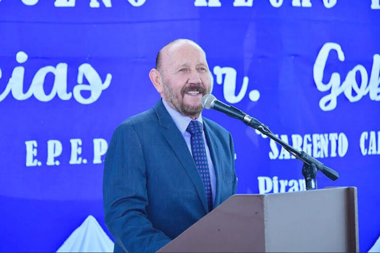 Gildo Insfrán en Pirané: La oposición tiene un problema que se llama síndrome de fin de mandato