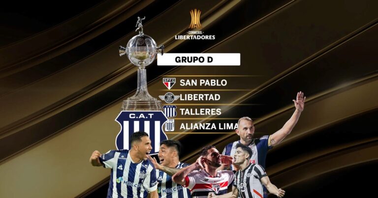 Quiénes son los rivales de Talleres en la fase de grupos de la Copa Libertadores