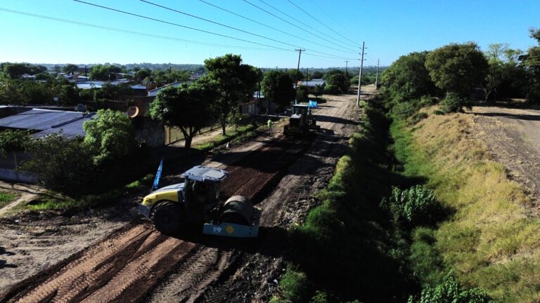 El Municipio continúa sumando arterias enripiadas en toda la ciudad
