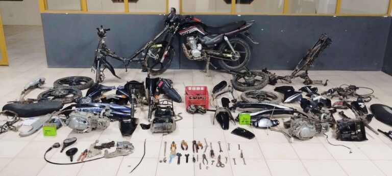 La Policía desarticuló una banda dedicada al robo de motocicletas