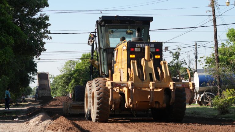 El programa de enripiado de arterias del municipio continúa beneficiando a diferentes barrios