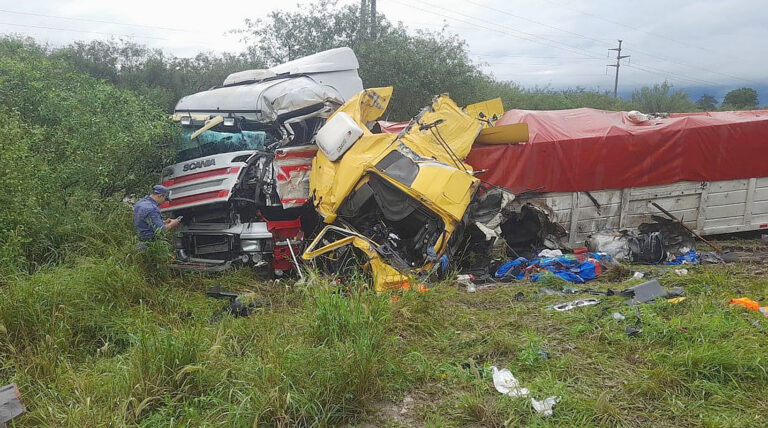 Colisión entre camiones sobre la RN 81 dejó un muerto y un herido de gravedad