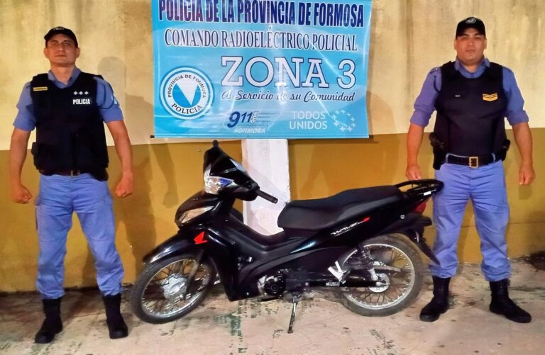 Detuvieron a dos sujetos, recuperó una motocicleta y evitaron la sustracción de otra