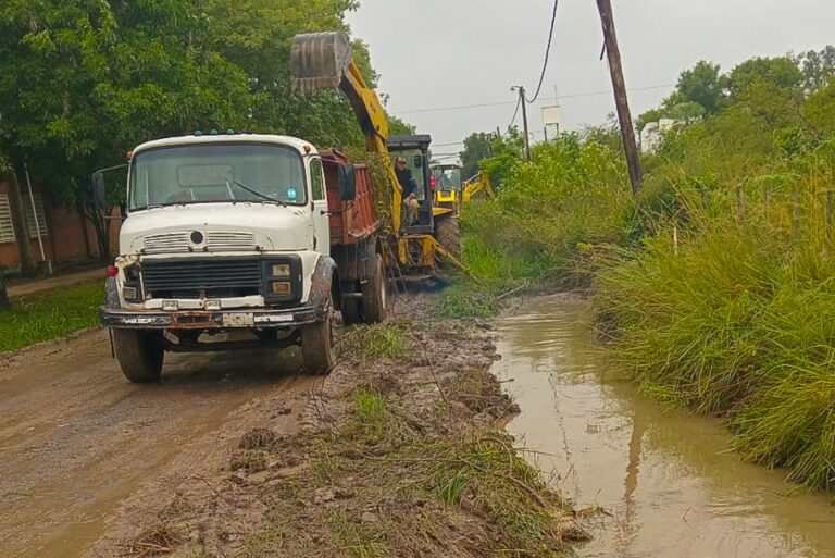 El Municipio realizó diversos trabajos mantenimiento del drenaje urbano