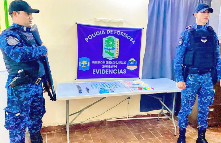 Clorinda: detuvieron a un dealer y secuestraron más de 90 envoltorios de cocaína