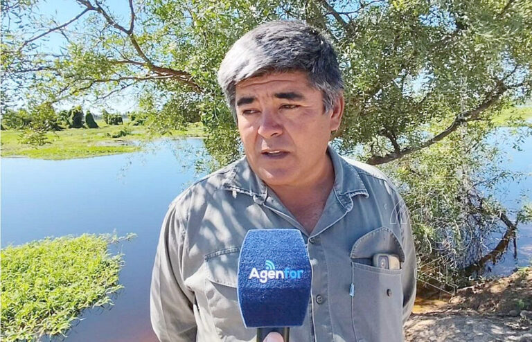 Alivio en Fortín Soledad: Descenso de 40 centímetros de las aguas del Bañado