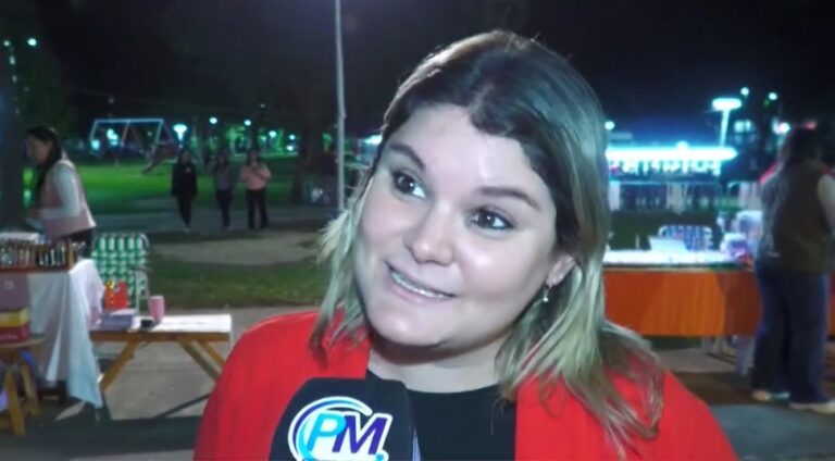 Mujeres emprendedoras trabajaron en la Plaza Central de El Colorado