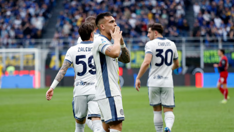 El golazo de Lautaro Martínez en el triunfo de Inter sobre Cagliari