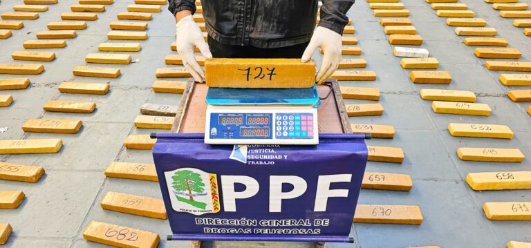 Siguieron a motociclistas que llevaban bultos y encontraron más de 620 kilos de marihuana