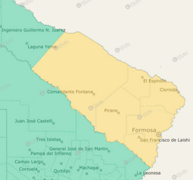 Fin de semana con tormentas, nieblas y descenso de temperatura en Formosa