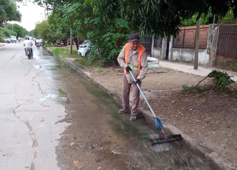 La Municipalidad realizó trabajos preventivos ante pronósticos de lluvias