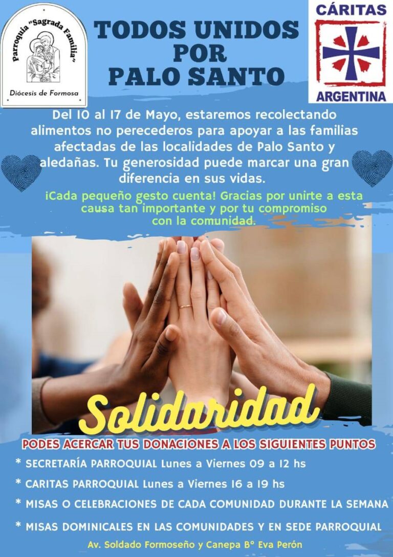 Cáritas Formosa refuerza su ayuda a los damnificados por las inundaciones