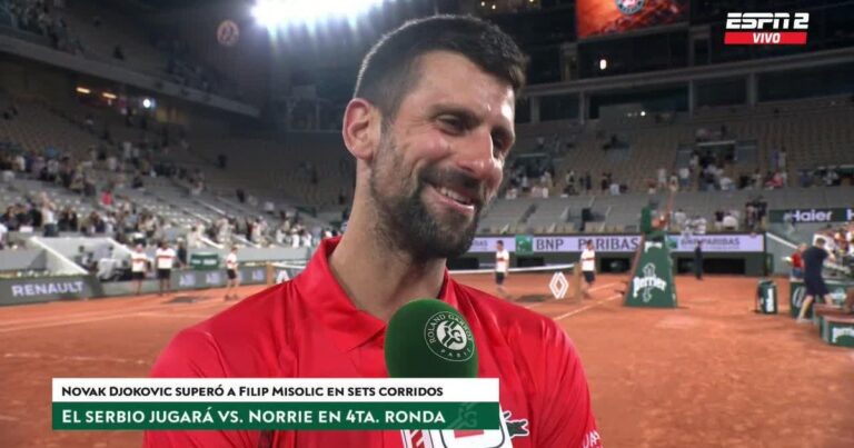 Cómo reaccionó Novak Djokovic al enterarse quién salió campeón de la Champions League