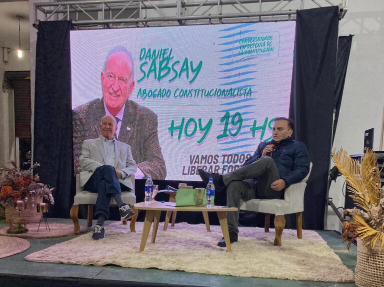 Sabsay en Formosa: La elección de Convencionales Constituyentes es la madre de todas las batallas