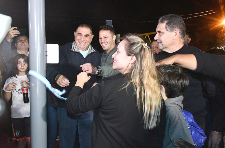 El intendente Jofré dejó habilitado un nuevo paseo saludable en el barrio San José Obrero