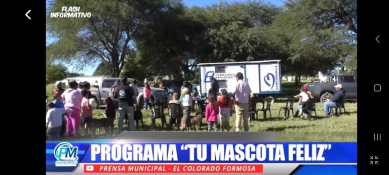 Programa Tu Mascota Feliz visitó Colonia El Desaguadero