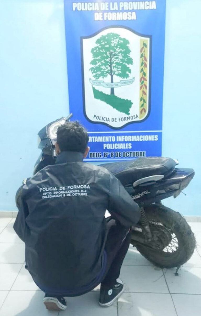 Efectivos policiales recuperaron una moto y otros bienes sustraídos