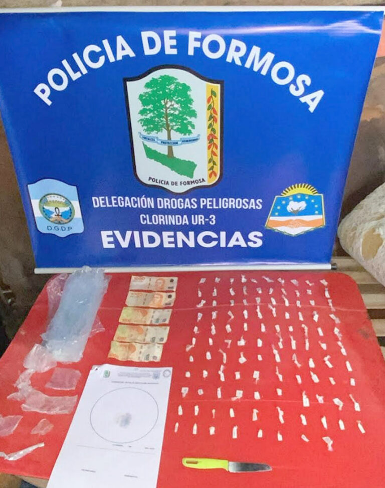 Desmantelaron dos bunkers de distribución de drogas en la localidad de Clorinda