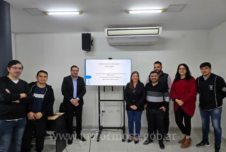 Capacitaron en Las Lomitas sobre indicadores de la Justicia Penal Juvenil