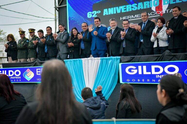 El Vicegobernador participó de los festejos por el 62º aniversario de General Belgrano