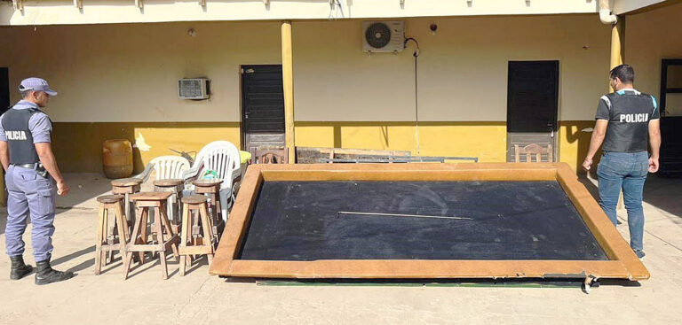 Desbarataron una sala clandestina de juego en la localidad de Villa 213