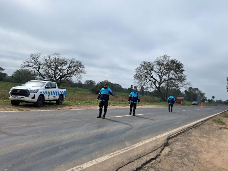 Despliegue policial masivo en la Ruta Nacional 81 por el Festival Yvy-Porá