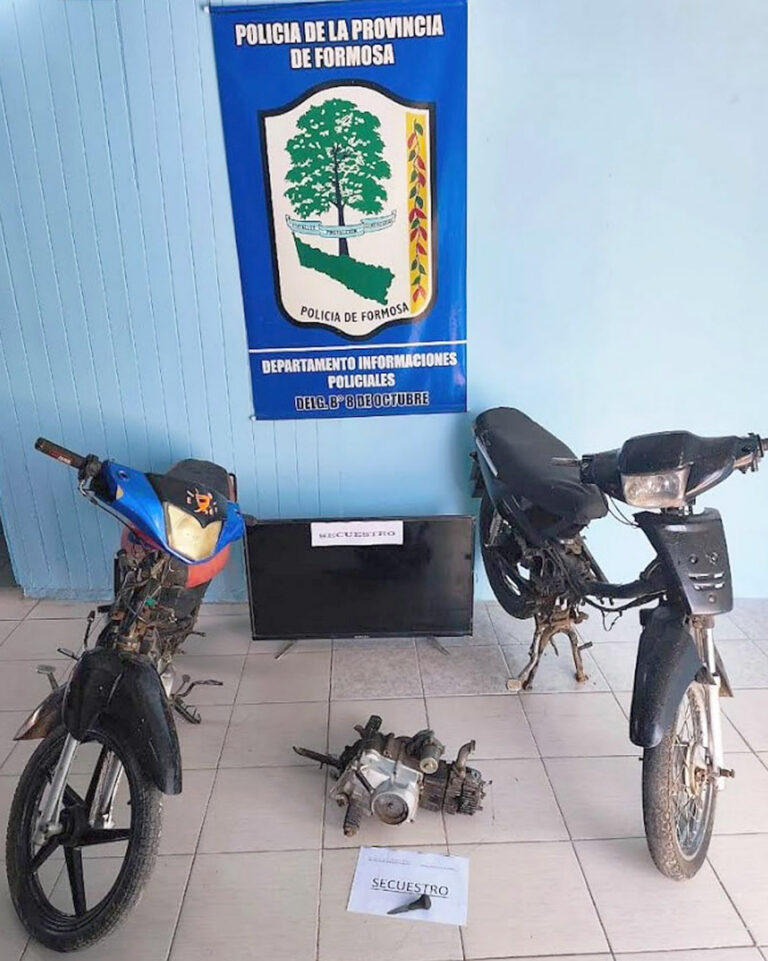 C5: detuvieron a un sujeto y secuestraron dos motocicletas