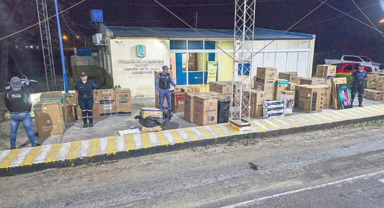 Secuestran mercadería valuada en más de $18 millones en un operativo contra el contrabando