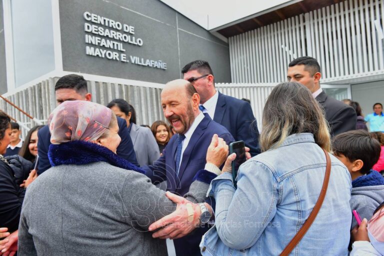 Insfrán habilitó en Villafañe un nuevo Centro de Desarrollo Infantil