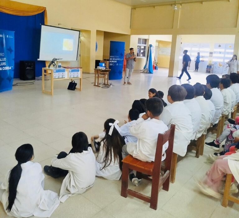 Niños de la EPEP N 445 participaron de una amplia jornada de promoción de la salud