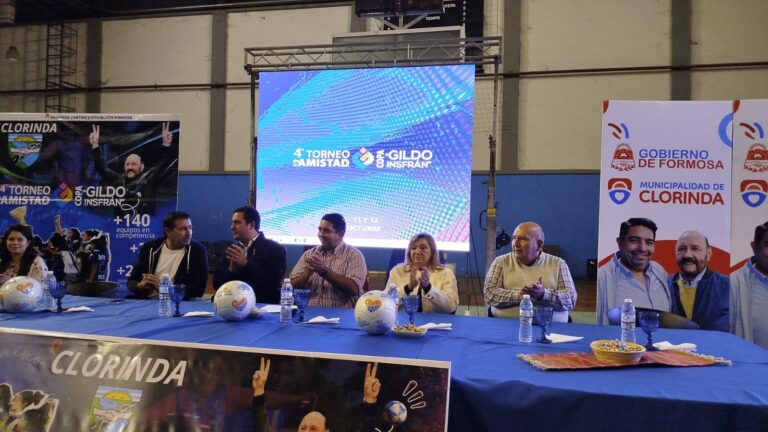 Presentación oficial del Torneo de la Amistad Copa Gildo Insfrán, que ya se palpita en Clorinda