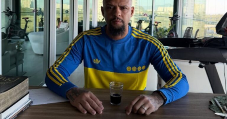 La foto maradoneana y bostera de Felipe Melo que explotó en las redes de Boca