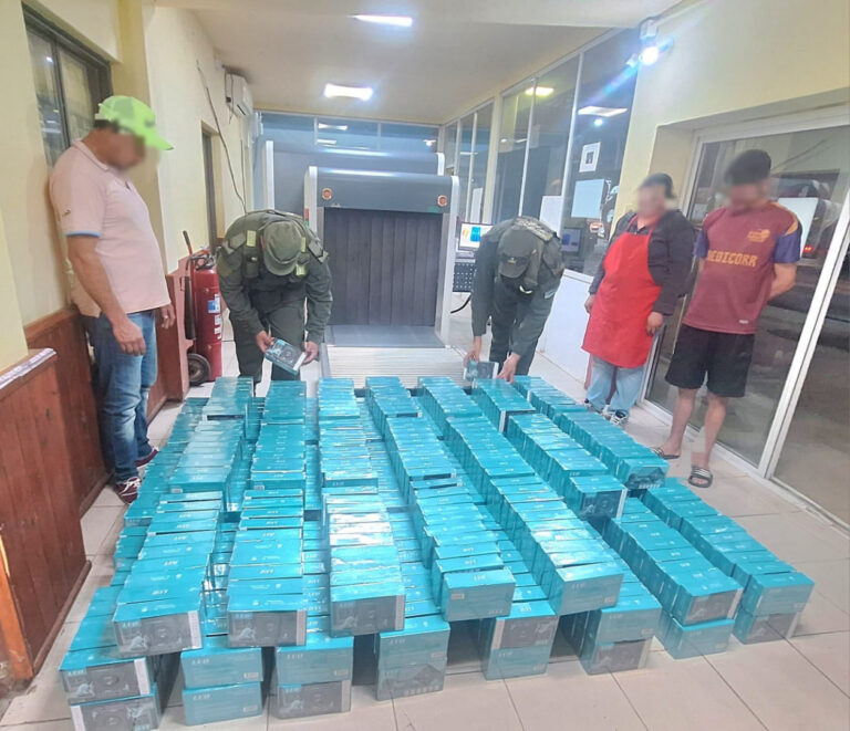 Incautan en Formosa 52.000 kilos de granos de soja, 672 convertidores de TV y más de 25 kilos de hojas de coca