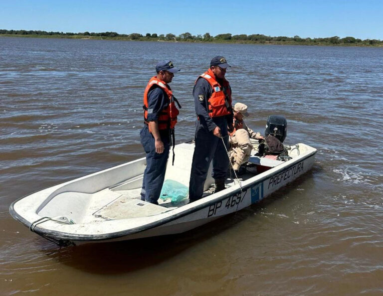 La Prefectura busca intensamente a un hombre en aguas del río Paraguay
