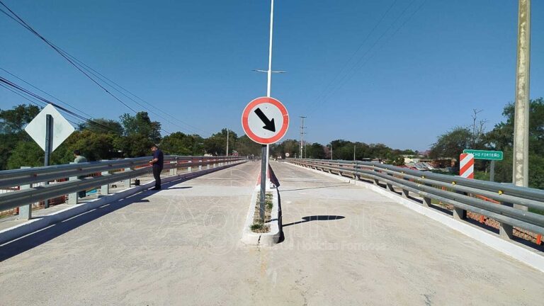 Caniza resaltó la habilitación del puente Caí en la ciudad de Clorinda