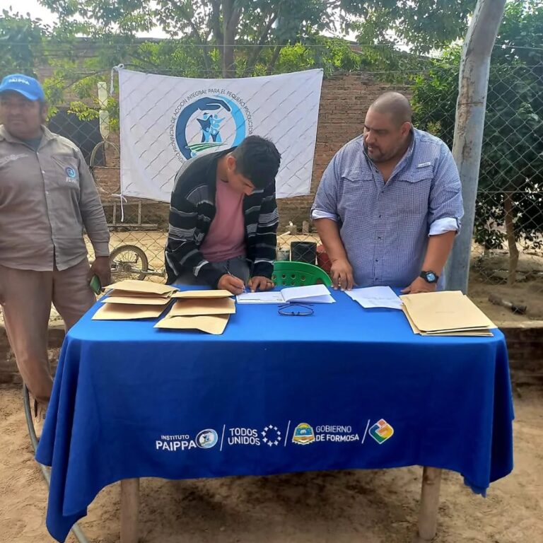 Pago a productores caprinos del oeste provincial